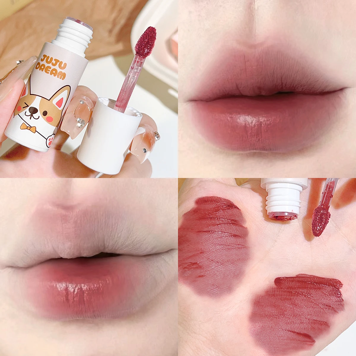 マットベルベットリップスティックセット,長持ちするリップ釉薬,ナチュラルマットメイク,オレンジ,ピンク,レッドカラー,パーフェクトVA