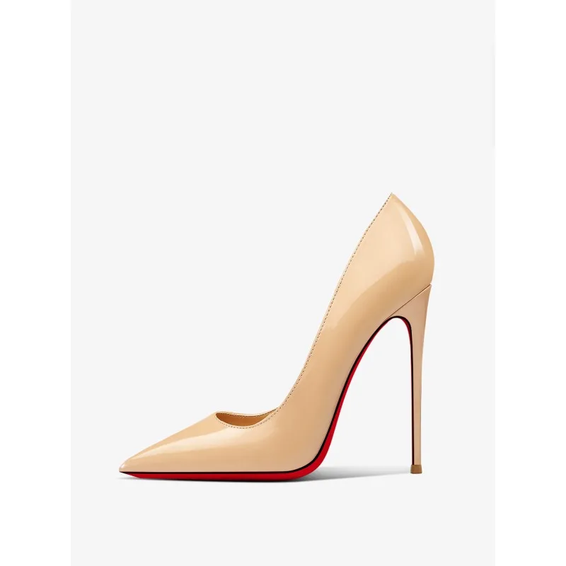 

Новые модные летние телесные лакированные кожаные темпераментные черные женские туфли на высоком каблуке, профессиональные женские рабочие туфли на очень тонком каблуке с острым носком