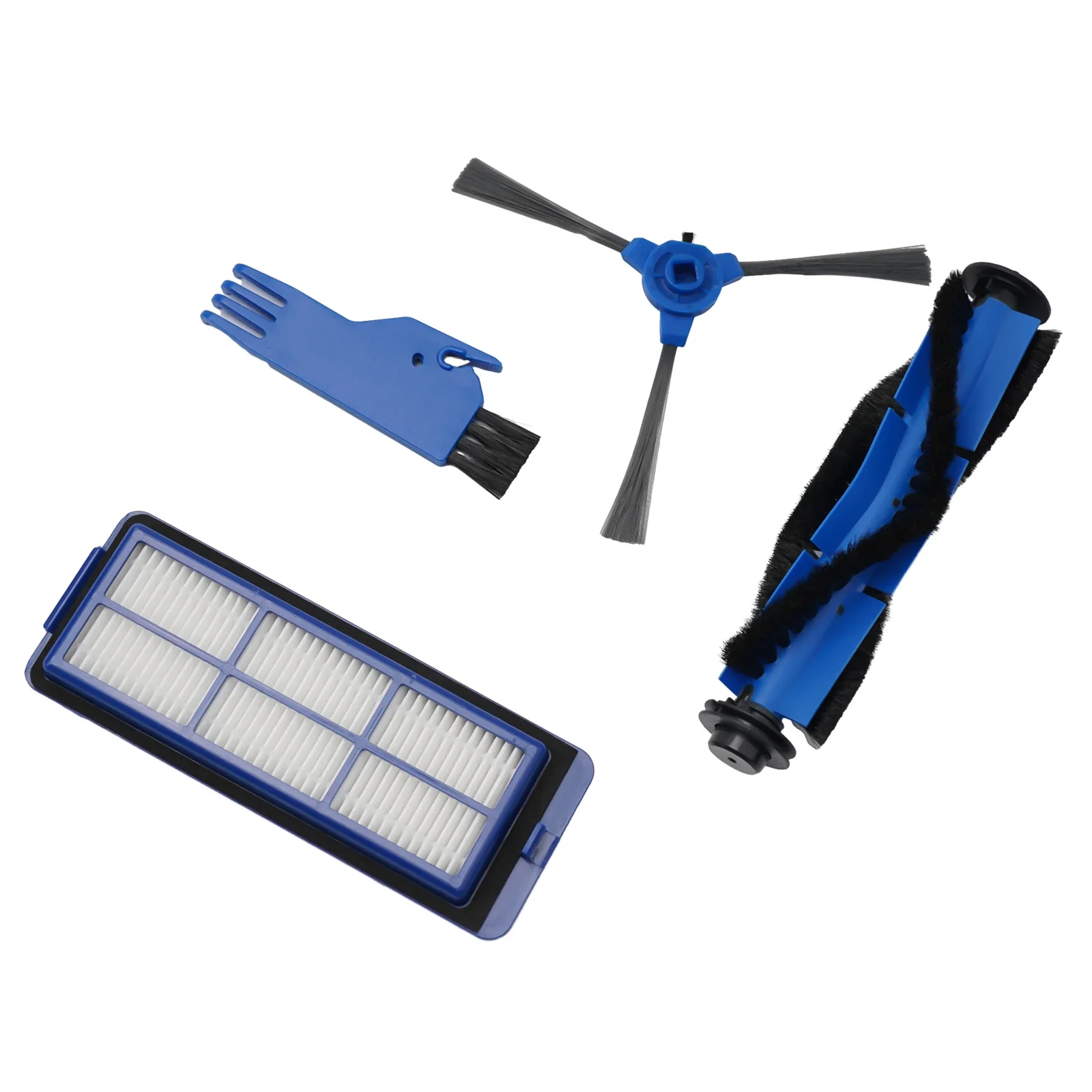 فرشاة مركزية + مرشحات + فرش جانبية + مجموعة فرش تنظيف لقطع غيار المكنسة الكهربائية الروبوتية Robovac 11S Max