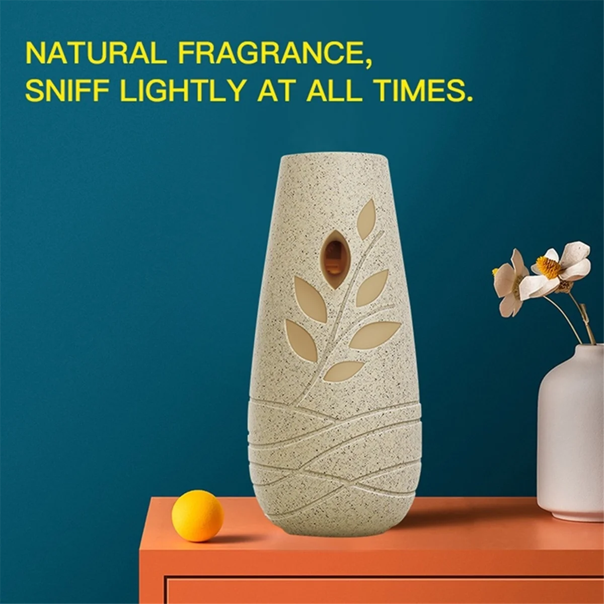 موزع عطر جديد على شكل ورقة شجر صديق للبيئة يحتوي على مؤقت تلقائي ومناسب للاستخدام في المنازل والمكاتب