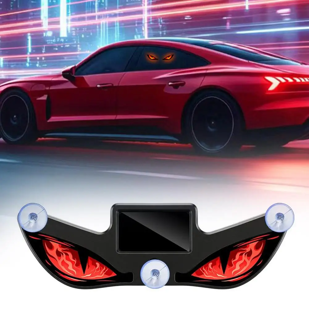 Solarbetriebene Auto-LED-Warnleuchte Typ C mit Doppelladung, Teufelsaugen-Stroboskop-Signallampe, Universelles Auto-Diebstahlschutz-Zubehör – Detail 9