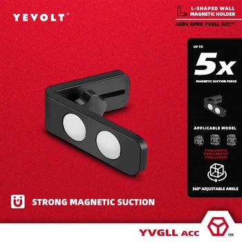 YEVOLT YVXS3DLM360 Laser Level Magnetic Wall Bracket L-shape Tripod Level Adapter Rotate Stand