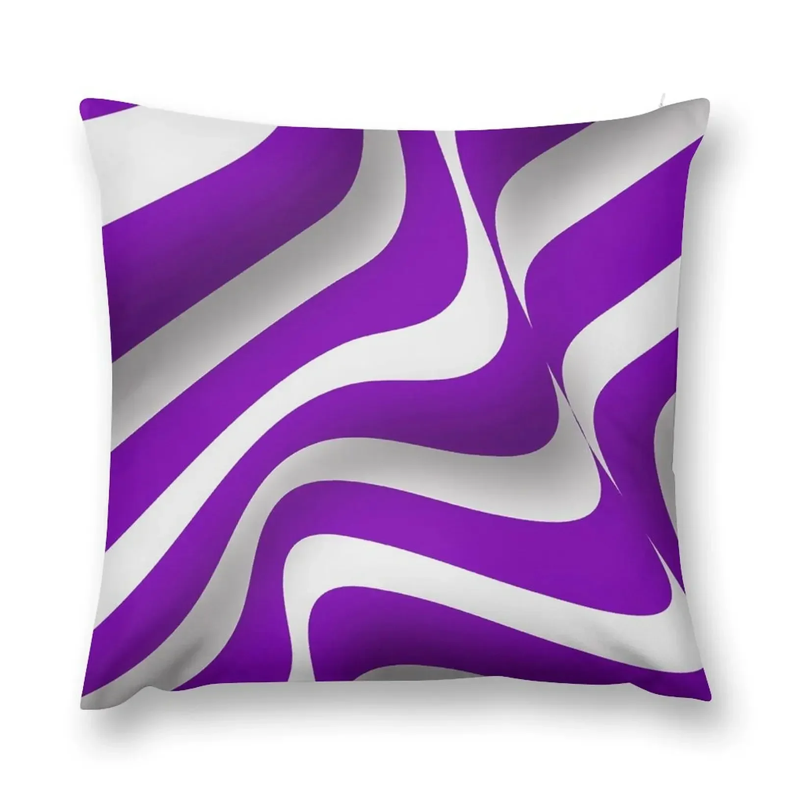 Abstract Strips Art white Purple Throw Pillow christmas pillow case ornamental pillows for living room pillow