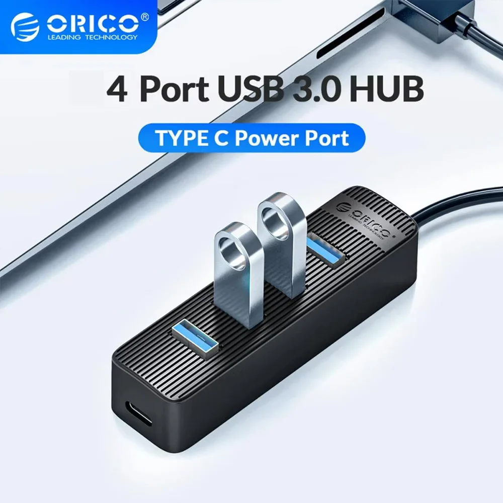 ORICO 4 Ports USB HUB High Speed Multiple USB Splitter Mini Usb C Hub USB A Adapter for Flash Drive U Disk laptop Accessories