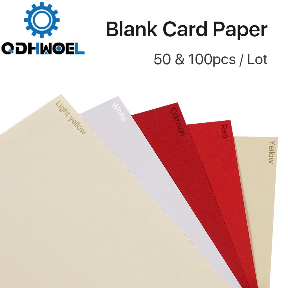 

QDHWOEL 50/100 шт. материал для лазерной гравировки, пустая карточная бумага, размер А4, узор Leoni, картон для DIY, вырезанная бумага, дизайн ножничной резки