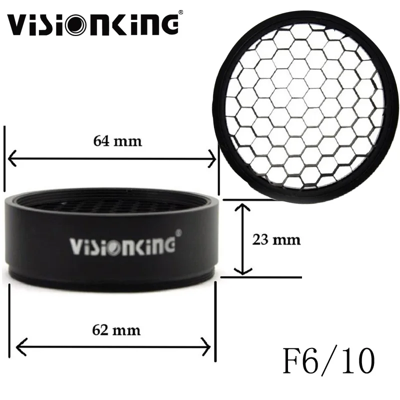 Visionking Aluminum Honeycomb Sunshades Killflash Fit For 6-25X56/10-40X56 Rifle Scope 56mm Lens Sun Hood Mesh Cover Accessory