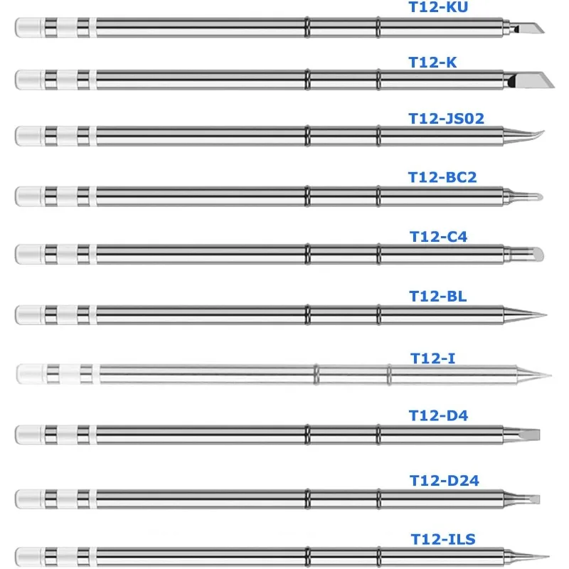 T12 Series Tip for Soldering Iron Replacement Tips Heater Solder Head Weller Electric Welding Equipment Tools Sting Tin Cautin