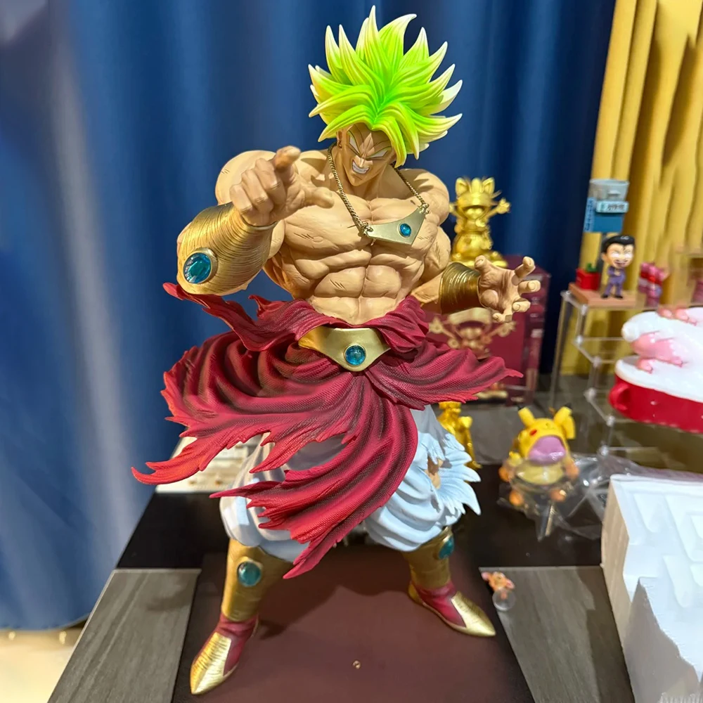 

50cm Jt Toys Anime Dragon Ball Figure Broly Action Figures Super Saiyan Broly Figurine Pvc Doll Decora Statue Model Toys Gifts