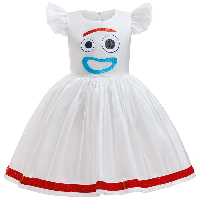 Children Clothes Girl Cosplay Dress with Flying Sleeves for Halloween Anime Costume, 2-8 Years Old Children's Clothing