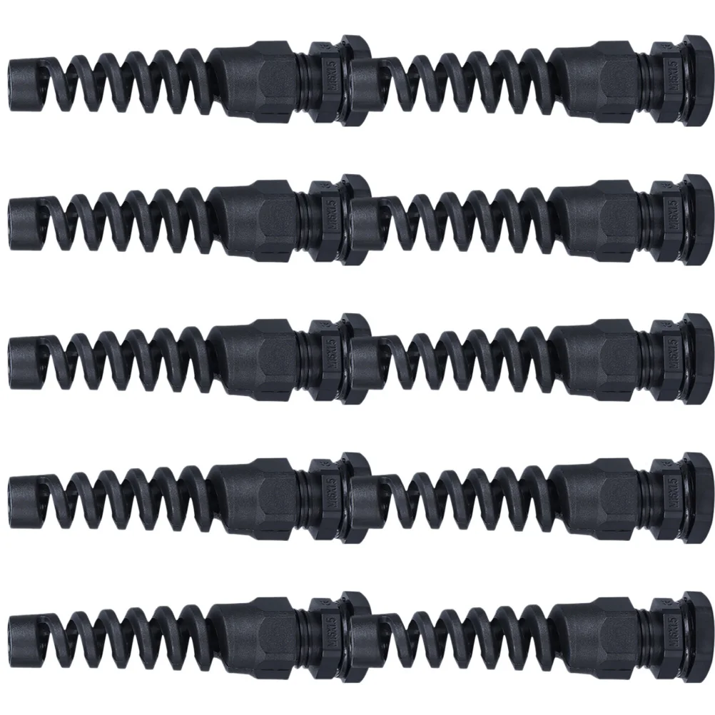 

10pcs Waterproof Cable Gland Strain Relief Adapter Outdoor Cable Protector Coupler Brass Joint Power Cord Connector Sleeve For