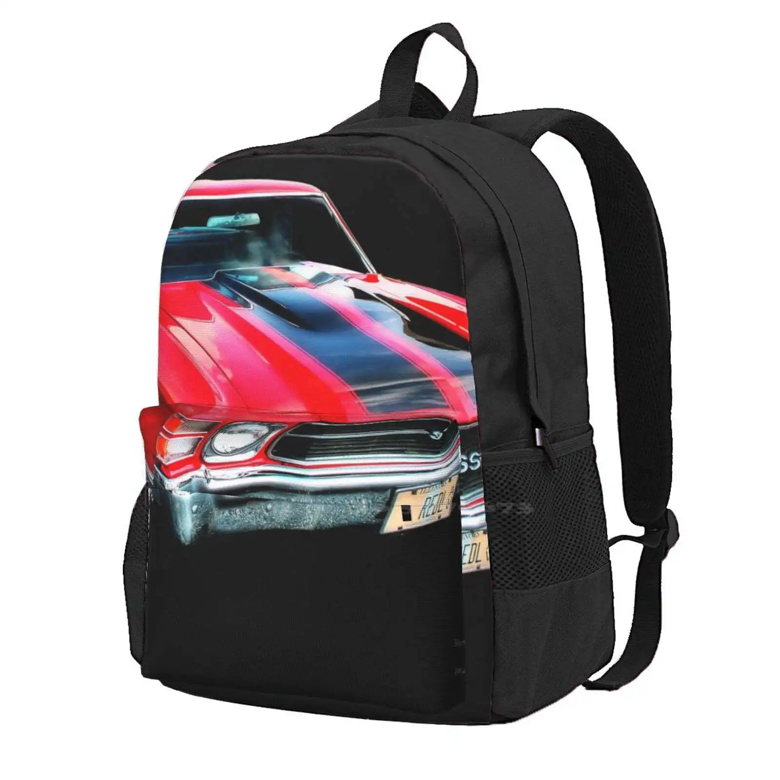 El Camino Hot Sale Backpack Fashion Bags El Camino 1971 Hotrod Truck Classic