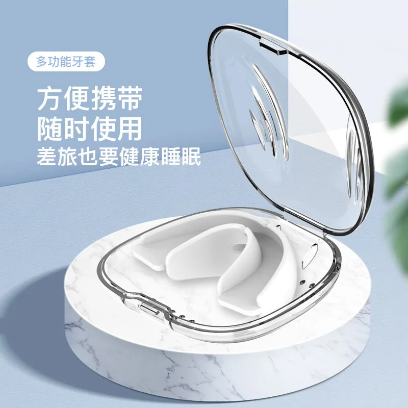 Home snoring cessation device to prevent grinding teeth, assist in sleep, prevent noise and snoring, and sleep braces