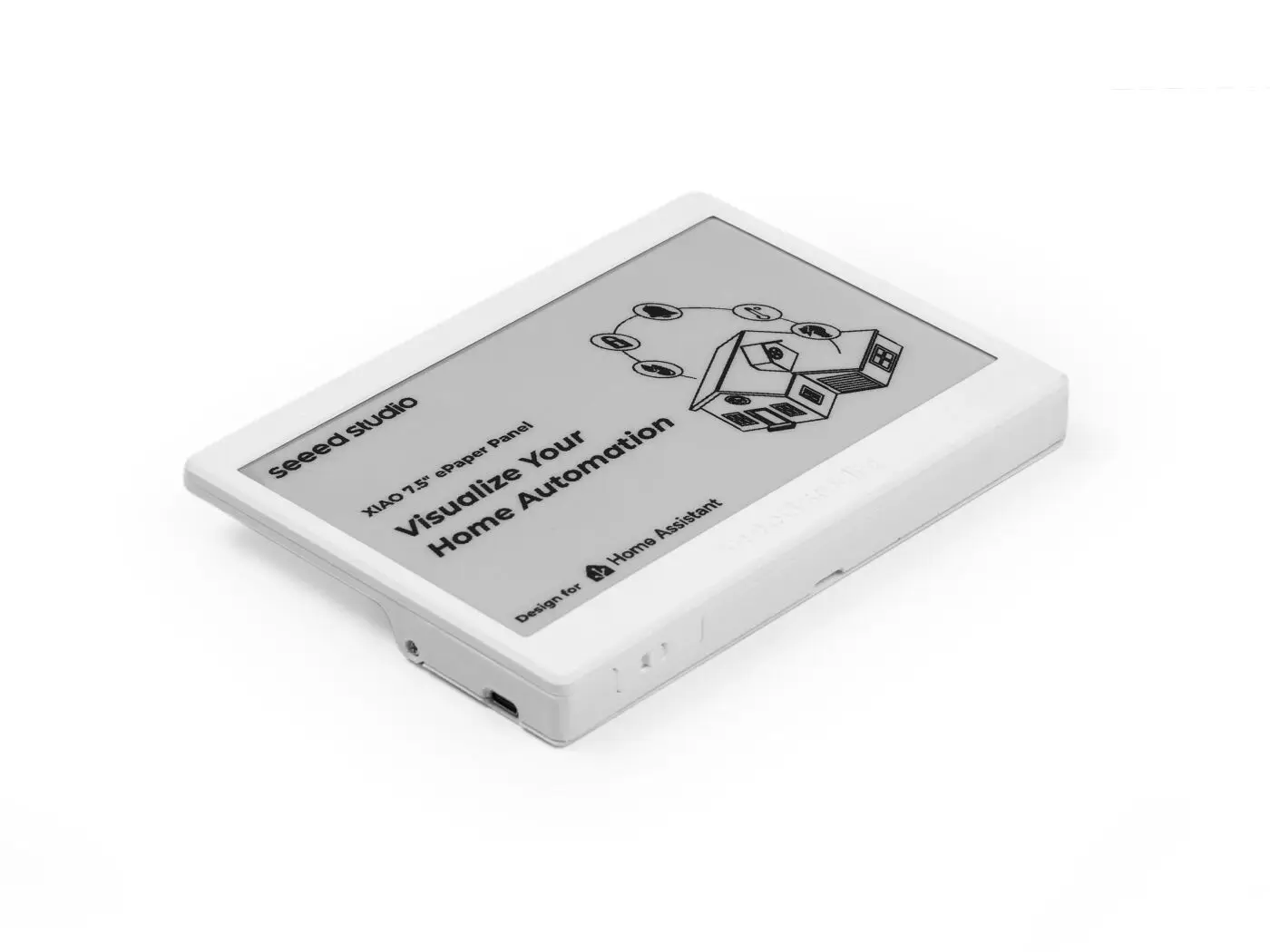 XIAO 7.5" ePaper Panel,e-Ink Screen Display 800×480 esp32 Home Assistant, Compatible with TRMNL, 2000mAh Rechargeable Battery ﻿