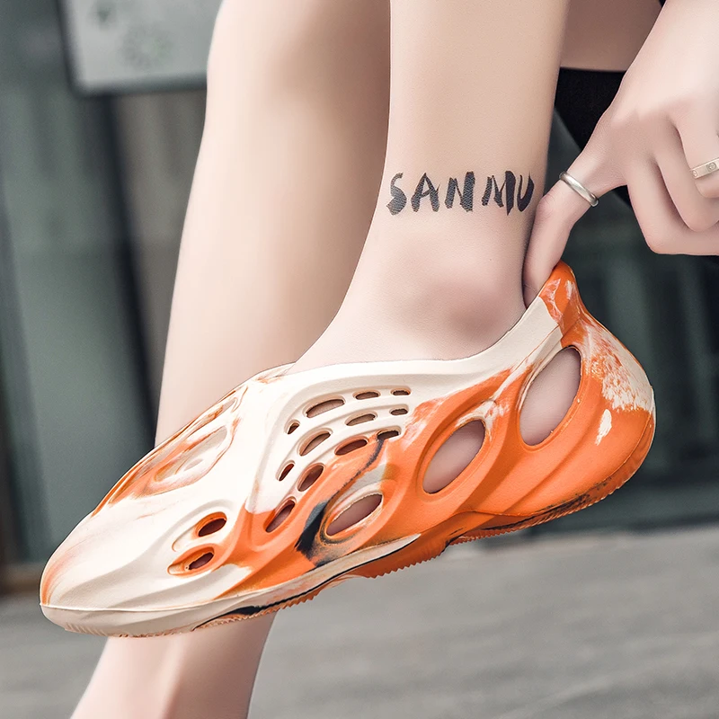 Men's and women's sandals, summer sandals, platform indoor slippers, EVA soft-soled garden clogs, beach sandals, indoor slippers