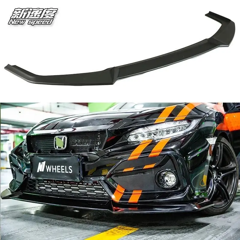 10th gen Civic Hatchback One-piece Integrated Front Bumper Lip Newspeed Design