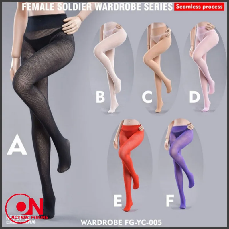 FG-YC-005 1/6 Sexy Female Soldier Figure Accessory Wardrobe Series Seamless Pantyhose Clothes Model fit 12'' Action Figure Body #1