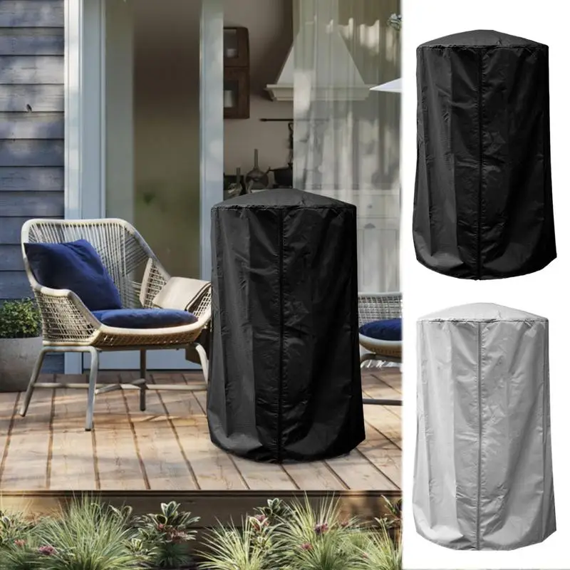 Patio Heater Cover Waterproof Dustproof Covers Outdoor Garden Heater Protector Dustproof Wind-Resistant Home Storage Bag Heater