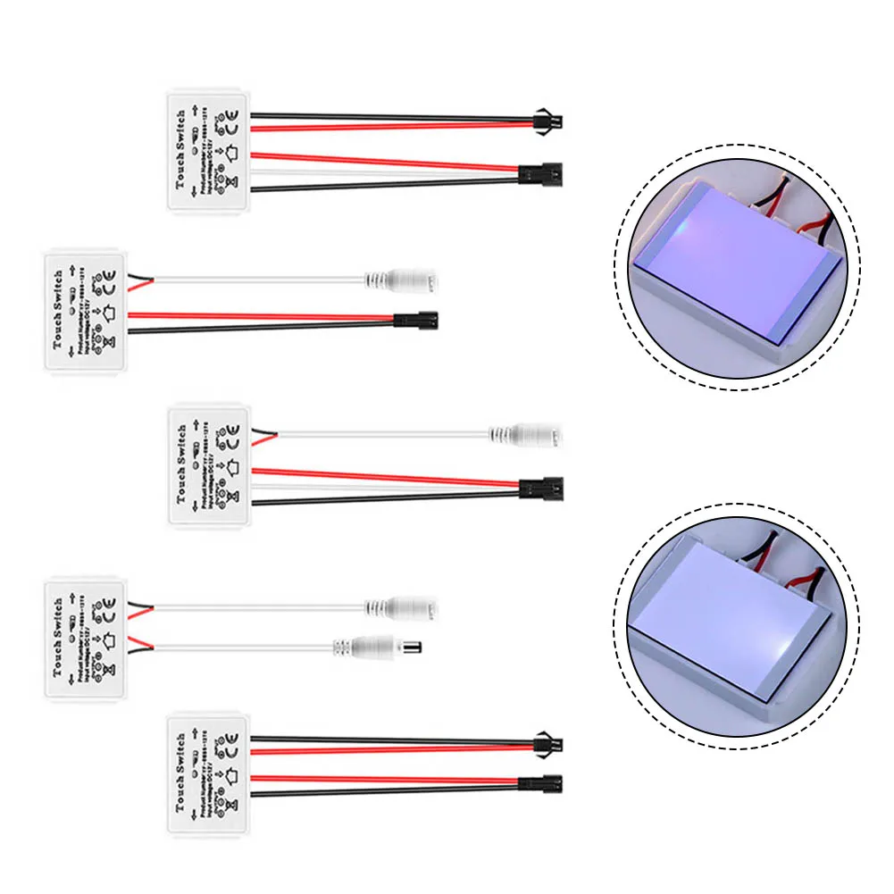 

12V 5A LED Dimmer Switch Capacitive CCT Adjustable Touch Sensor Switch For Bathroom Mirror Light Backlight Decoration