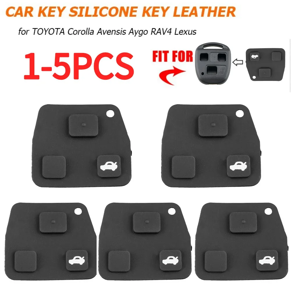 

1-5 шт., 3 кнопки для дистанционного ключа TOYOTA