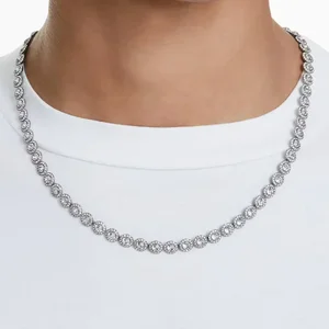 S925 ayar gümüş klasik, mutluluk elmas, yuvarlak kristal saplama küpeler bilezik kolye seti kadınlar güzel bir dizi melek koleksiyonu takı 8 en çok satılan, swarovski kristalleri izle-no. 2