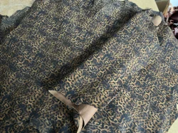 Leopard print Little Lamb Printed full-grain sheepskin thickness 1.0mm Genuine Leather 3-4 SF. 5-7 sf