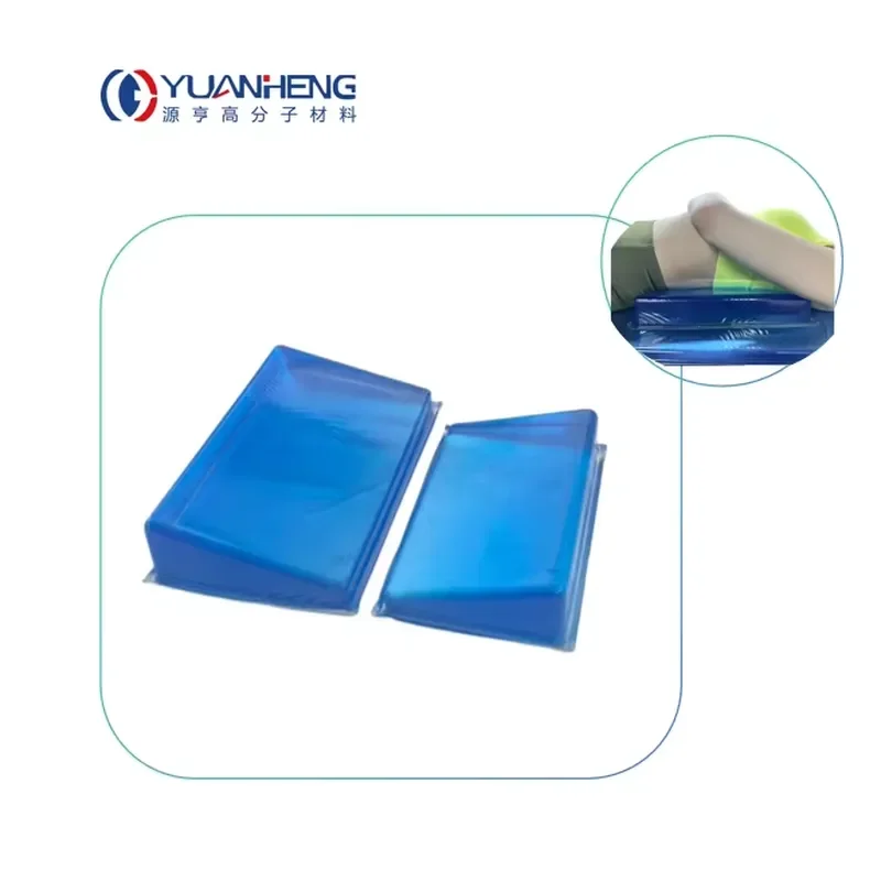 Approved Medical Position Pad (Polymer Gel) Horse Shoe Shaped Bed-Sore CE ISO Certified Slanting Shaped Gel Pad
