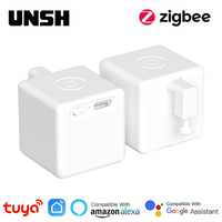 Type-C Rechargeable Tuya Zigbee 3.0 Smart Touch Fingerbot Plus 5V Robot Button Pusher Arm Switch Support Alexa Google Home Alice