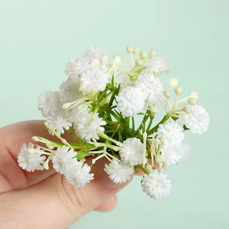 20/40Pcs Künstliche Blumen 8CM Gefälschte Blume Für Wohnkultur Hochzeit Ehe Dekorationen Ornamente Handwerk Geschenk Girlande zubehör – Detail 6