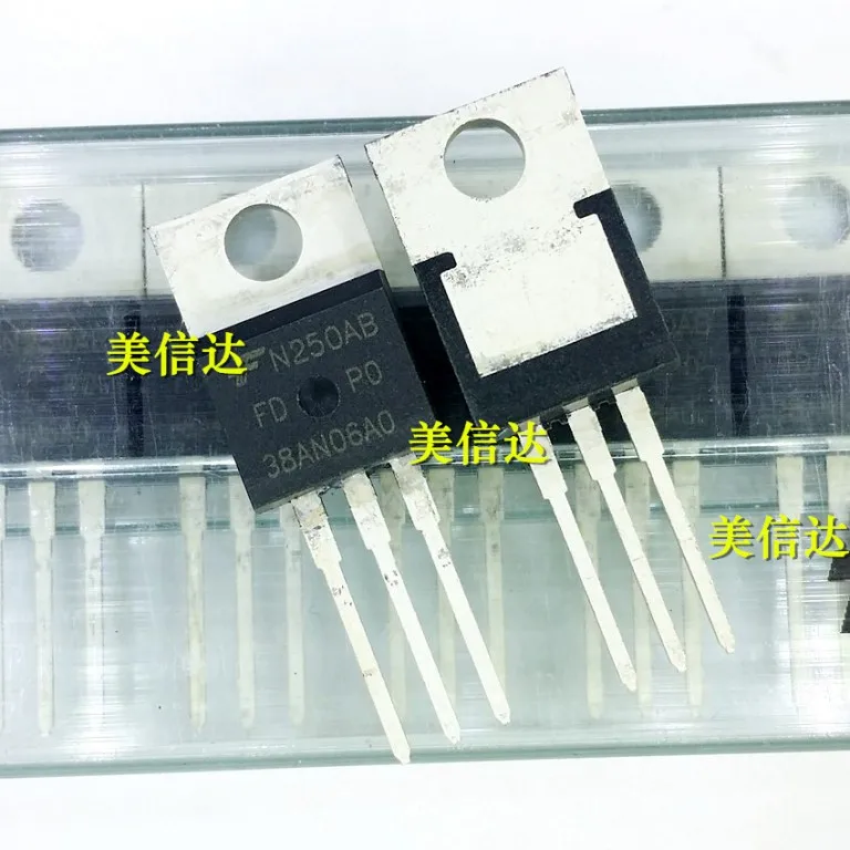 10 قطعة/الوحدة جديد الأصلي FDP038AN06AO FDP038AN06A0 80 A60V أنبوب التأثير الميداني إدراج TO220 مستقيم في المخزون التسليم السريع