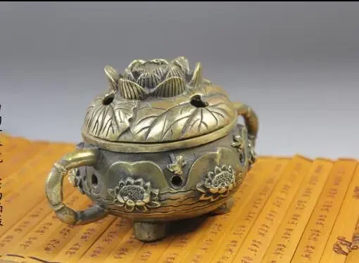 DYZ 209 +++ بخور نحاسي نقي Xiang Tan فرن متوسط اللوحة لبخور عتيق #5