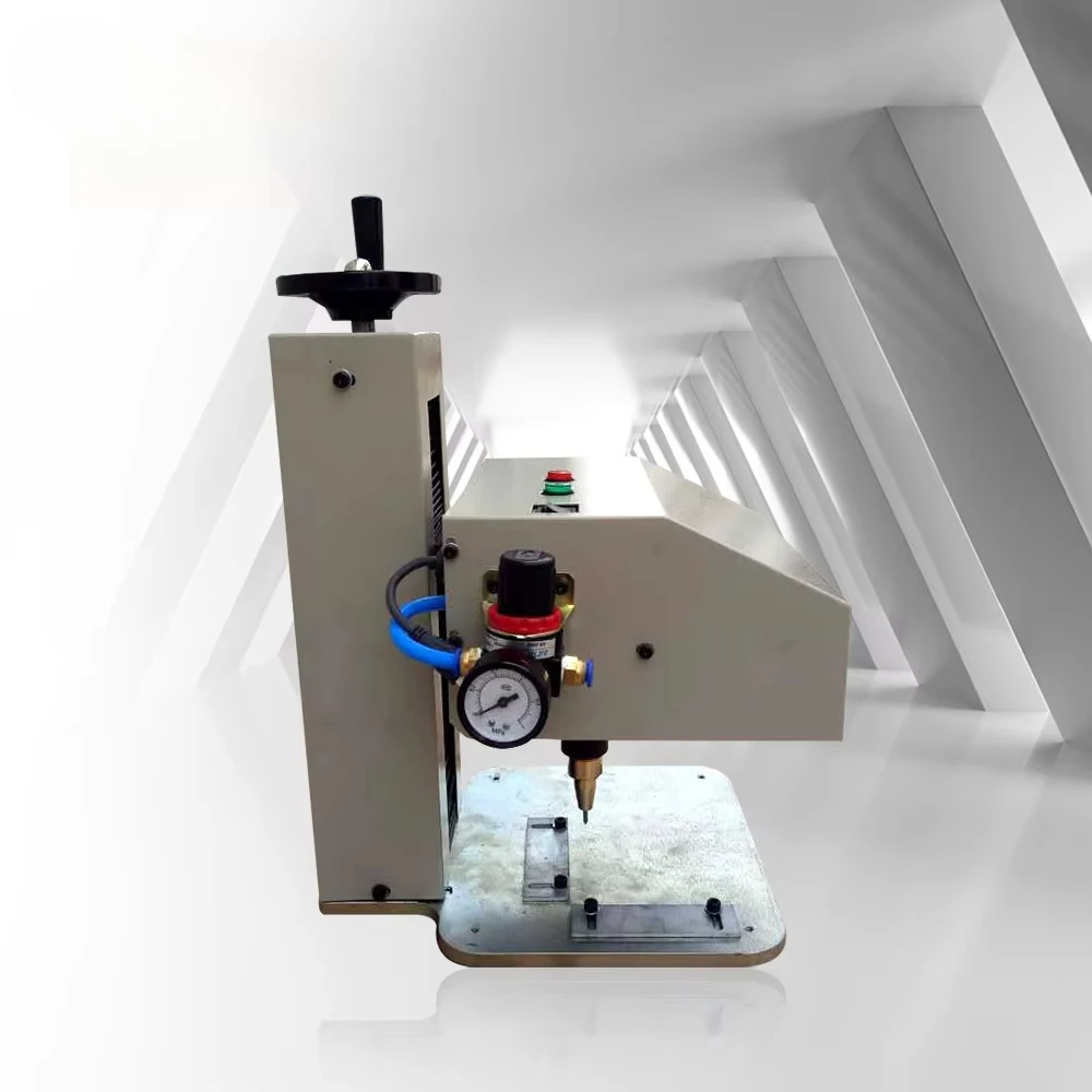 Mini Portable Electric CNC Pneumatic Dot Peen Marking Machine Price for Punching Lettes Number Engraving Nameplate Metal