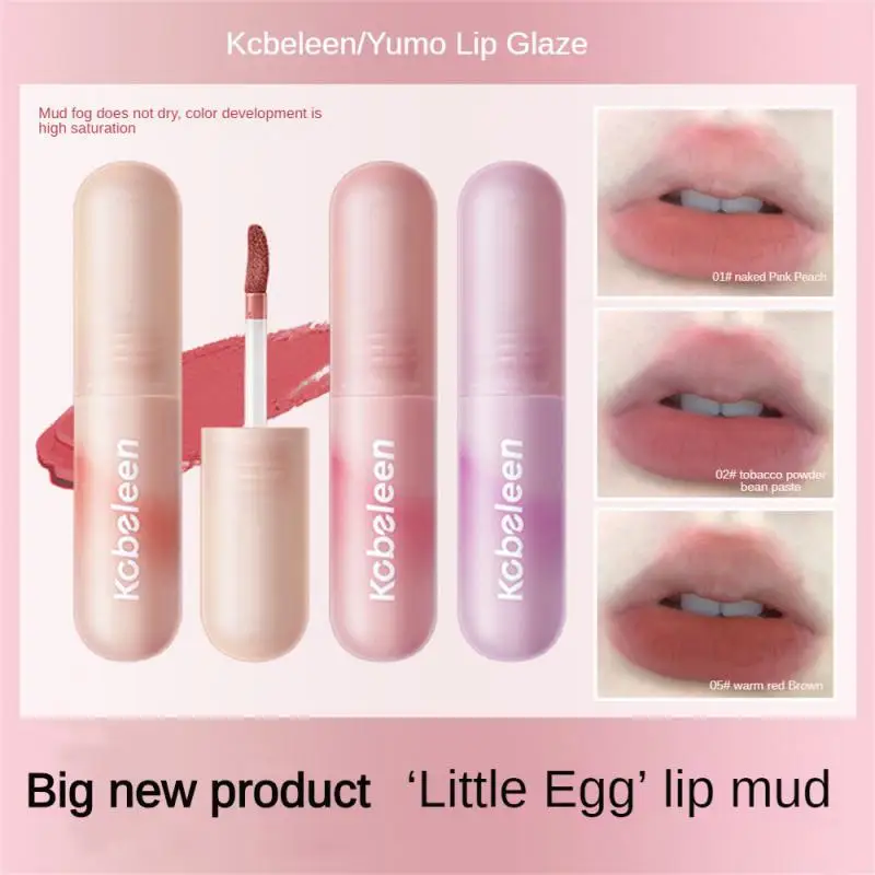 

Lip Glaze Soft Mist Lipstick Cosmetics Lipgloss Velvet Matte 6 Color Red Lip Tint Lips Makeup Lip Mud Long Lasting