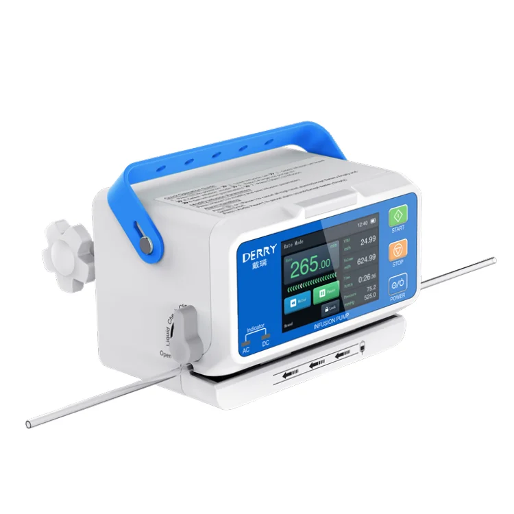 

3,5-дюймовый сенсорный экран, больничная клиника для животных, IV-насос для жидкости, насос для ветеринарных инструментов