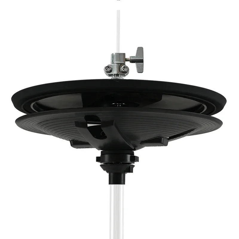 

2024NEW Get Professional Sound with 14 in 2 Piece Hi-Hat Dual (2 Zone) Electronic Cymbal - HHC14