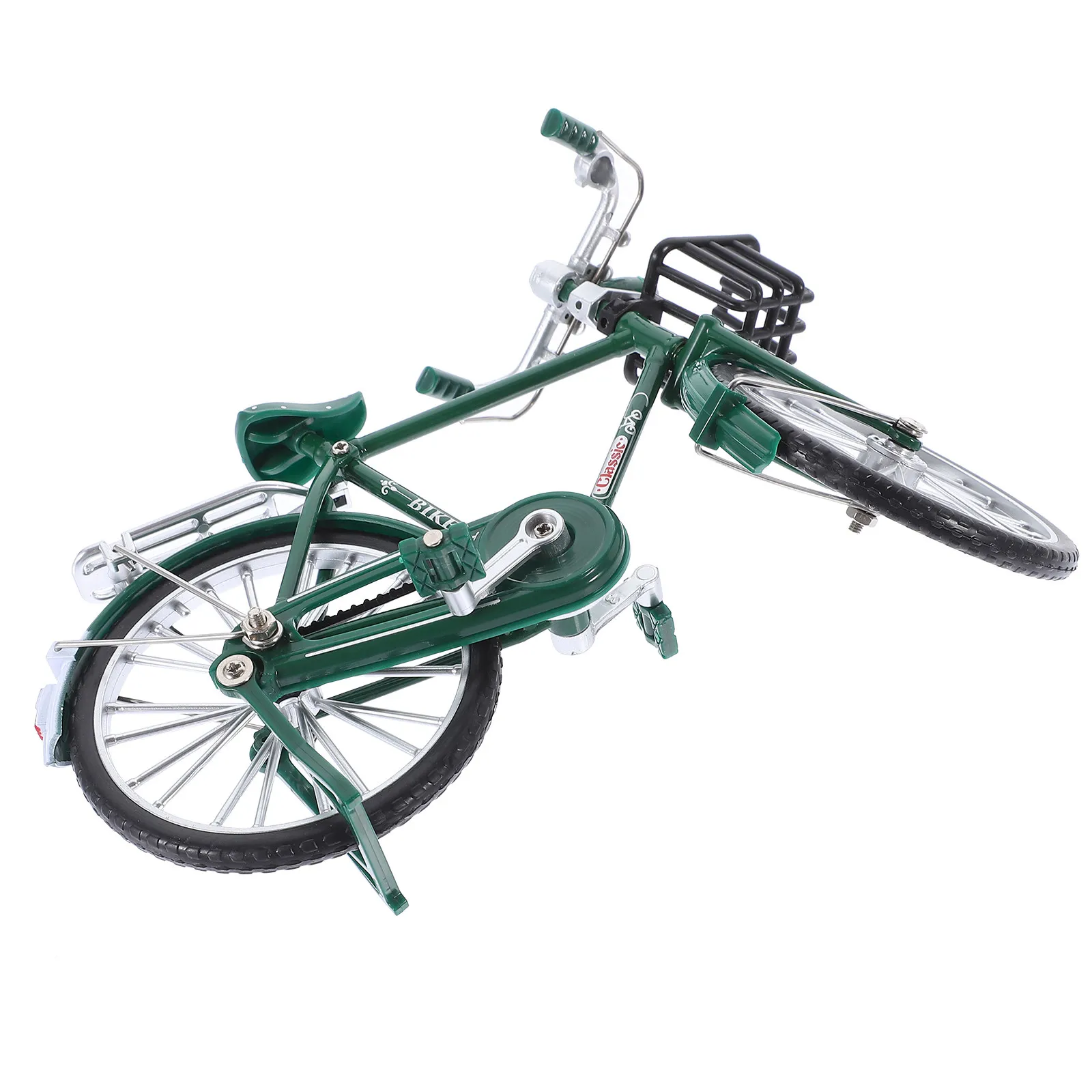 

1Set Sturdy Alloy Miniature Bike Statue Retro Aesthetic Lifelike Detail Desktop Office Decor Living Room Bedroom Art Piece