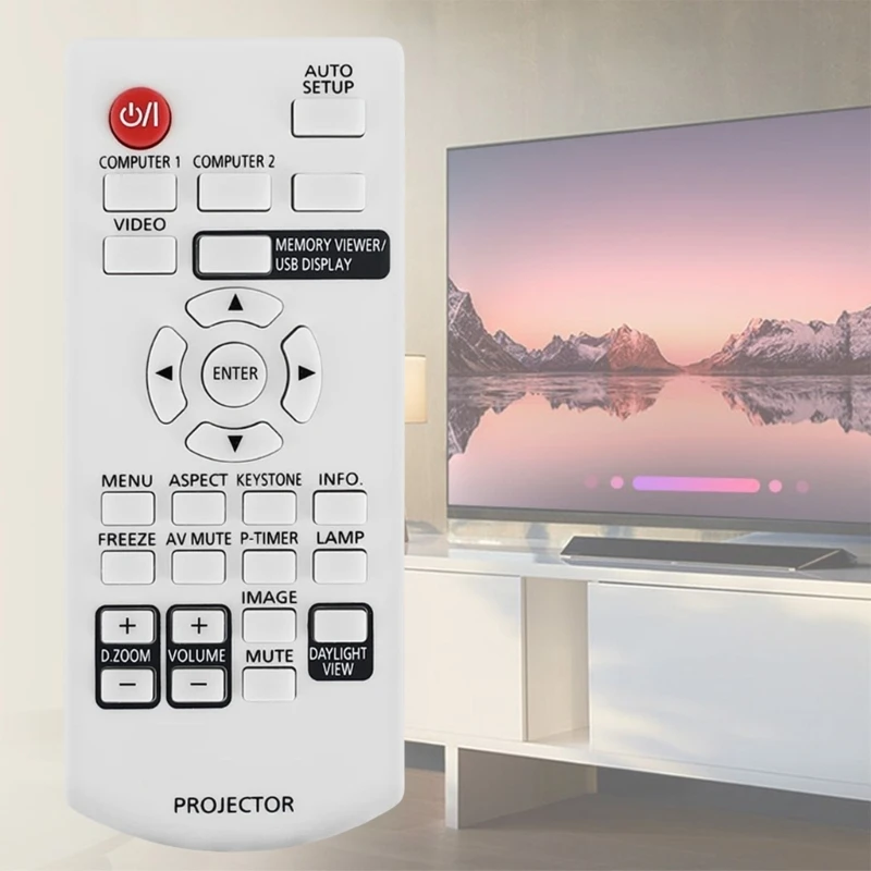 Controle remoto r91a para projetores PT-XW3232STC xw2731 x3220 bx40nt x270c, acessório substituição, operação fácil