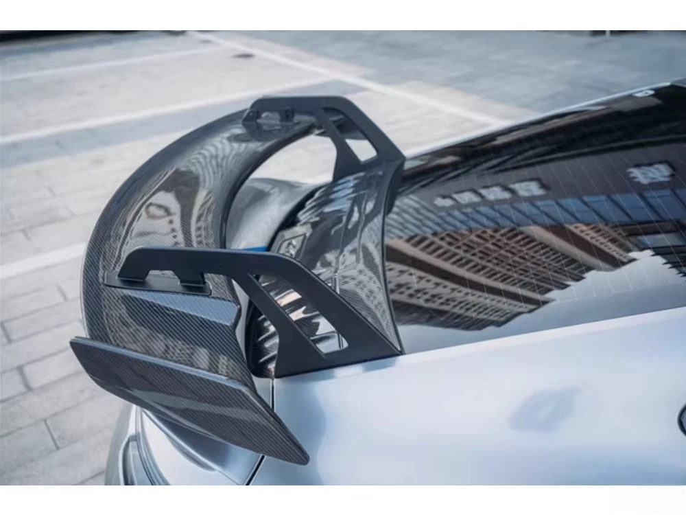 Customized Large Tail Wing Car Kit for 992 Upgraded Horizontal Taillight Type Dry Carbon Fiber Rear Spoiler Body Kit 6