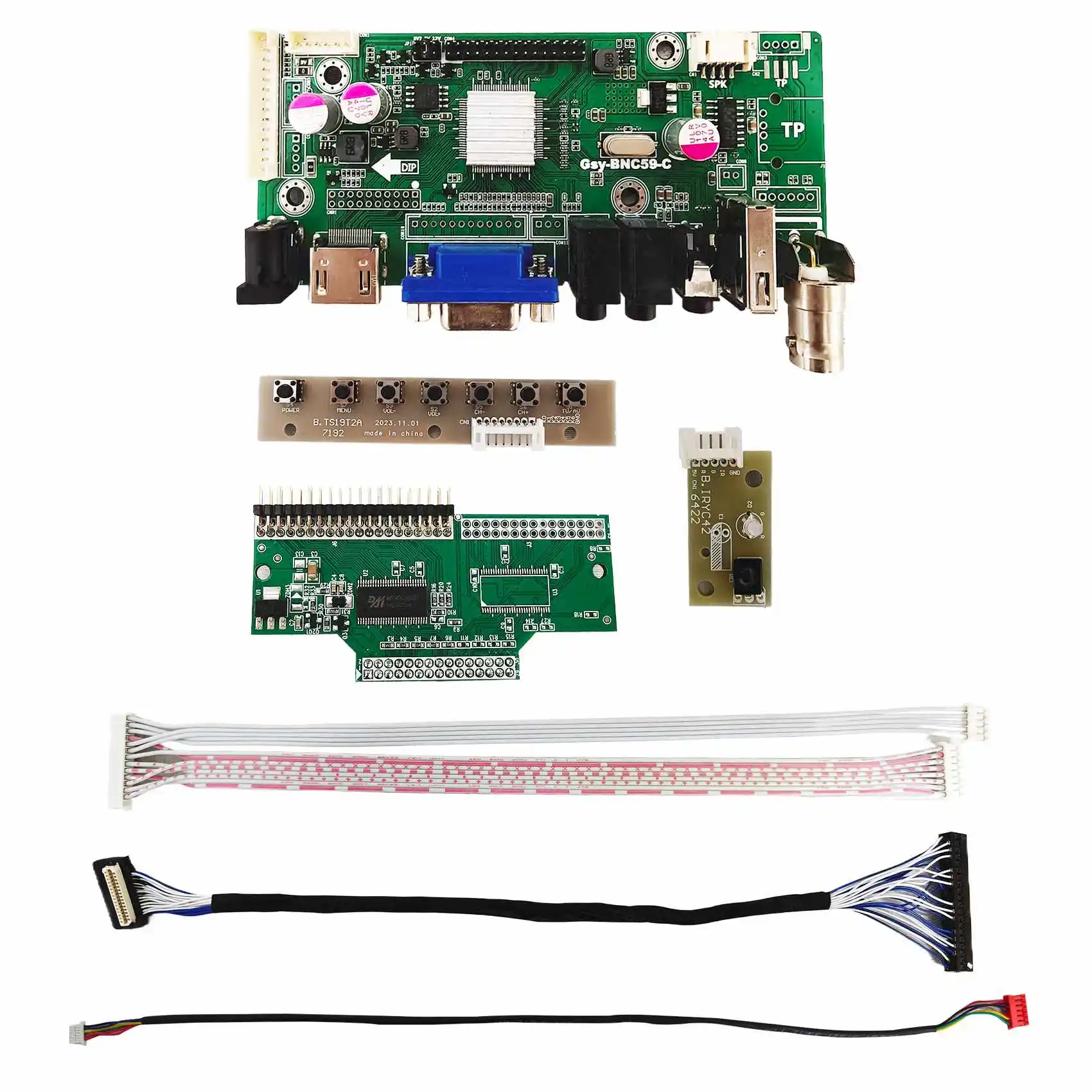 640X480 10.4 Inch Tft Lcd Display Driver Board Vga 2Av Usb Controller Board for Lcd Display LQ104V1DG81