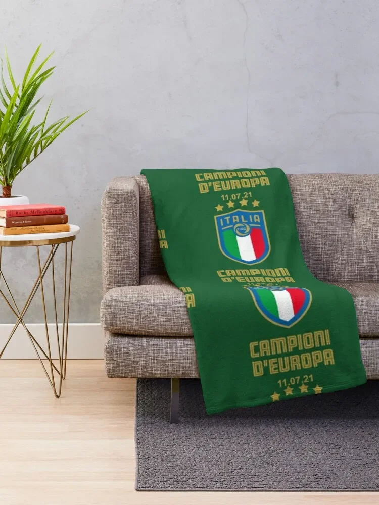 Italia Campioni d_Europa di Calcio 2021 Wembley Throw Blanket Sleeping Bag anime Luxury Designer Luxury Throw Blankets