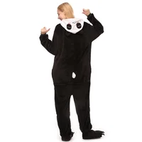 Kigurumi Adults Plus Size Panda Pajamas Cosplay Halloween Winter Women Onesies Flannel Hooded Jumpsuit for Couples Men Clothes - Image 3