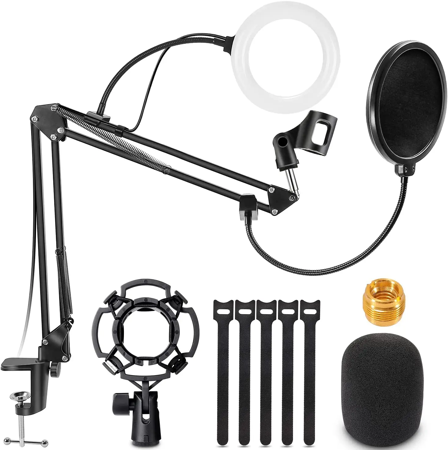 

Microphone Stand For BM800 Holder Arm Studio Professional Stand For Microphone Clip Mounting Extendable Recording Mic Stand