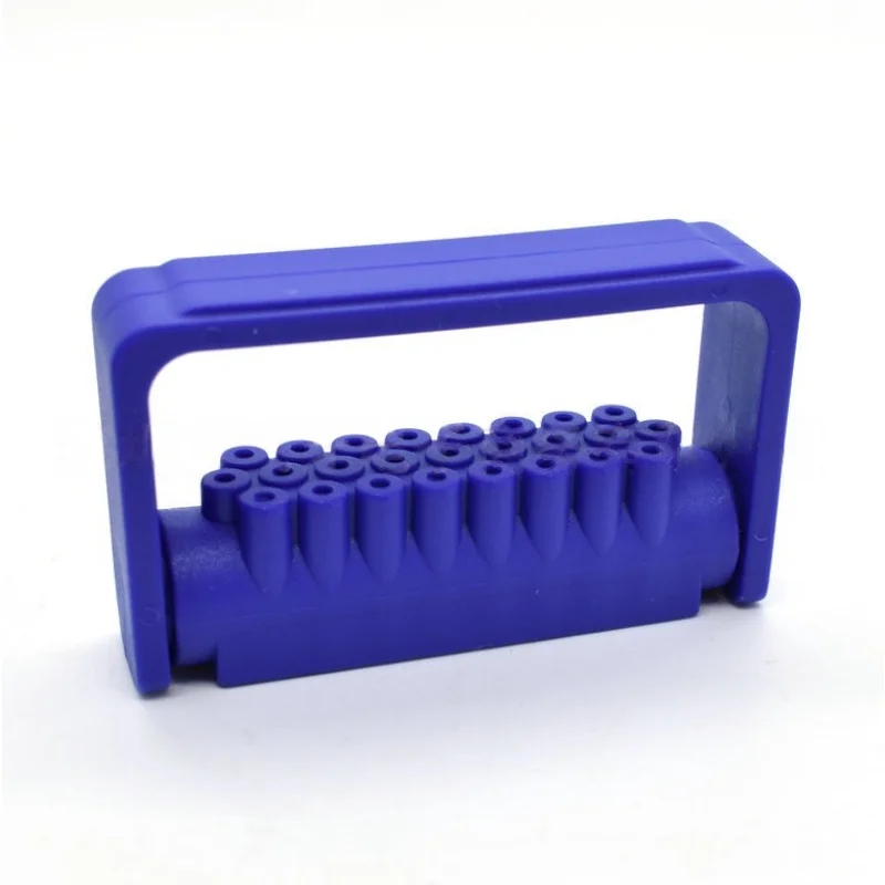 3Pcs 25 Holes Dental FG Bur Holder Dentistry Burs Blocks Autoclavable Disinfection Holder Sterilizer For Hight Speed Bur