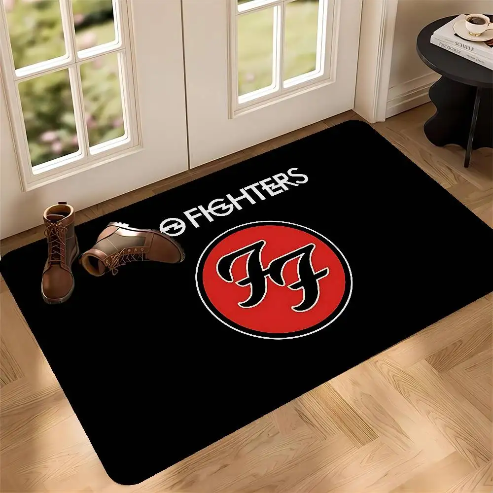 Rock Band F-Foo F-Fighters Bathroom Mat INS Style Soft Bedroom Floor House Laundry Room Mat Anti-skid Welcome Doormat