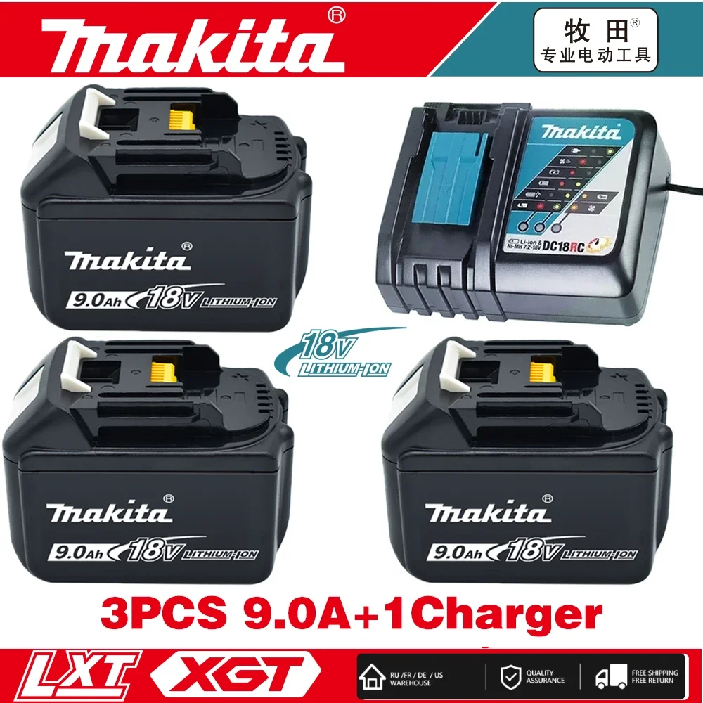 

Makita Original 5Ah/6Ah//5Ah for Makita 18V Battery bl1815 bl1830 bl1840 bl1845 bl1860 bl1445 bl1460 Replacement Lithium Battery