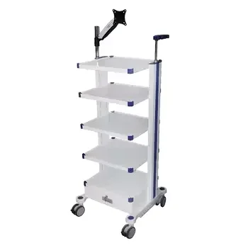 Hot Sale Medical Mobile trolley endoscope surgical equipment instrument cart arthroscope laparoscopic shelf