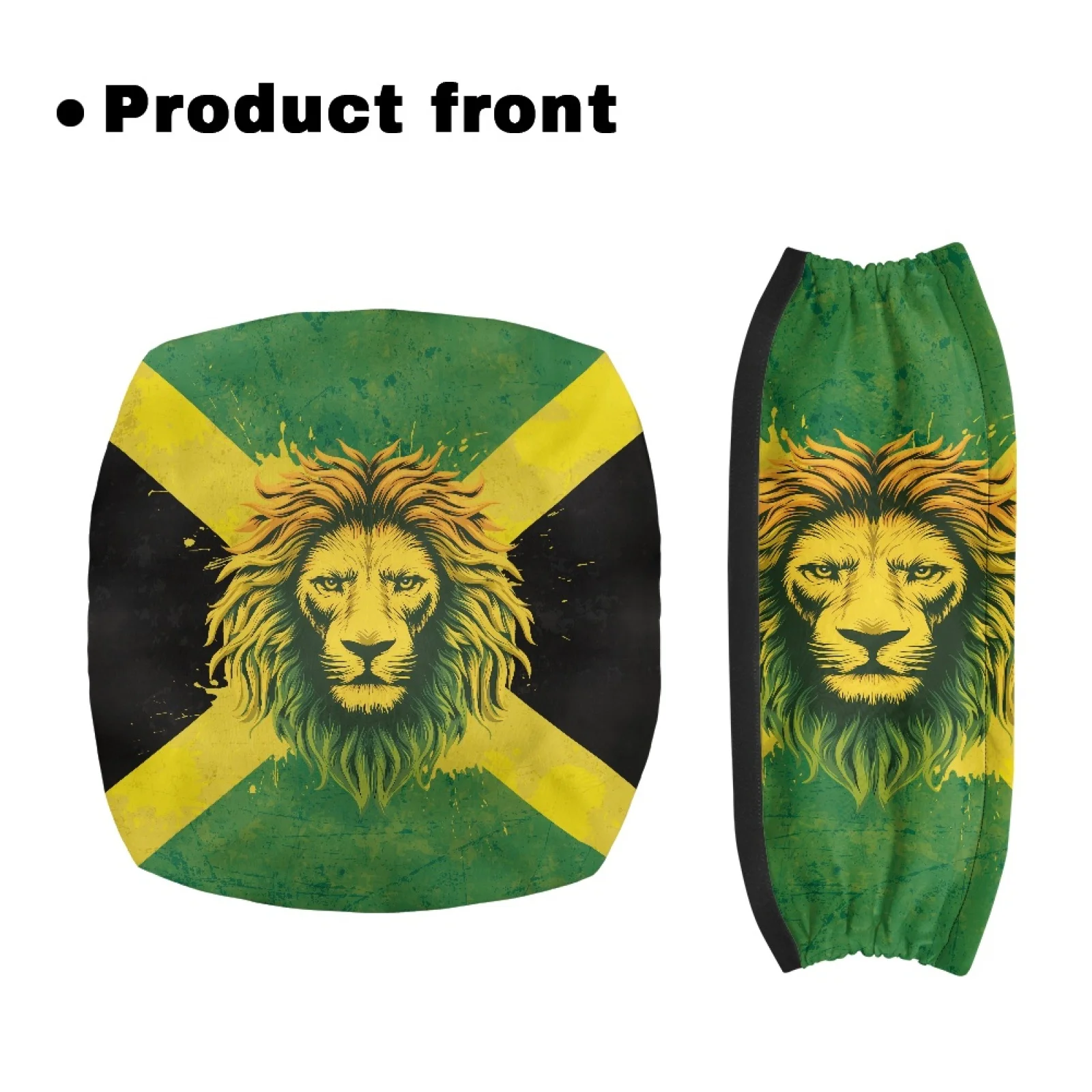 Coloranimal Skin Friendly Walker Protection 2 Pieces Walker Seat Set for Ladies for Neighborhoods Lion Pattern