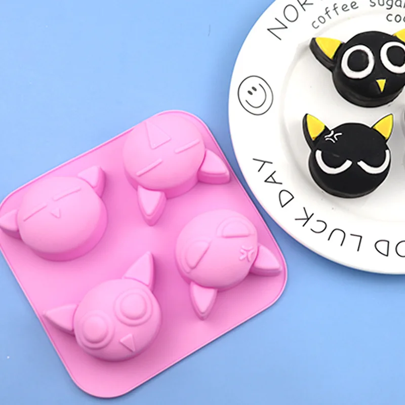 4 Even Silicone Cake Mold, Handmade, Aromatherapy Rice Cake Mold XG744