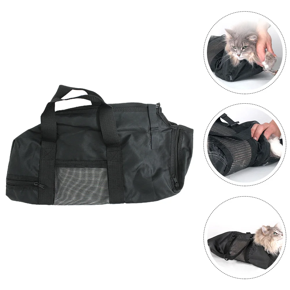 

Portable Cat Bath Bag Made of Wear-Resistant Oxford Cloth for Nail Trimming Bathing Grooming and Pet Care Reusable Cat Washing