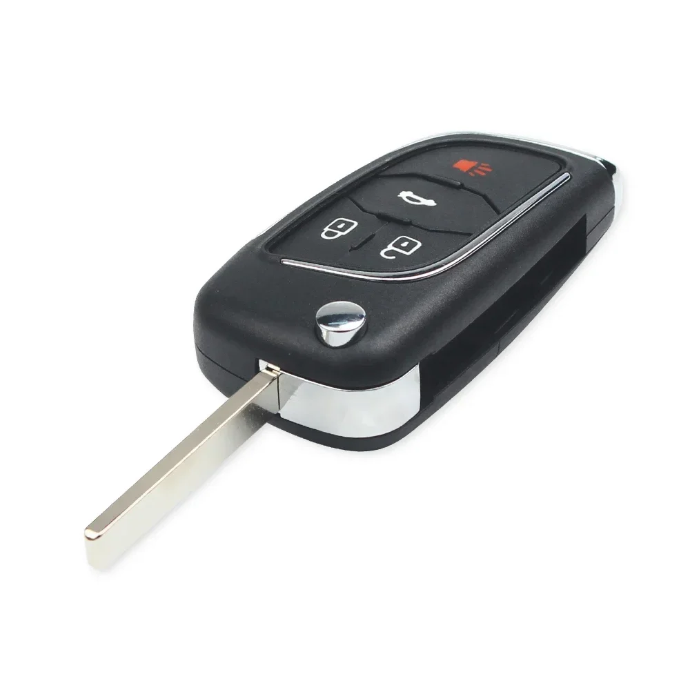 KEYYOU Modified Flip Remote Car Key Shell For Chevrolet Cruze Epica Lova Camaro Impala Fit Astra J Corsa E Insignia Zafira C