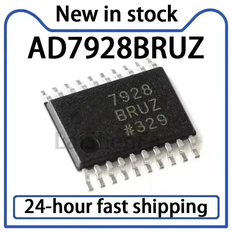 2PCS NEW AD7928 AD7928BRUZ TSSOP-20 12 Bit Analog-to-digital Converter (ADC) Chip in Stock